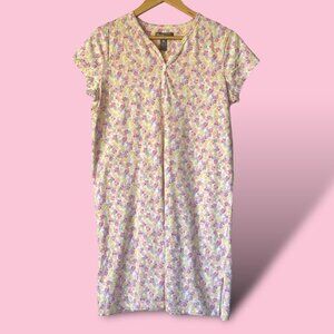 Studio by‎ Valerie Stevens Women Large Cotton Floral Daisy Nightgown Sleepwear
